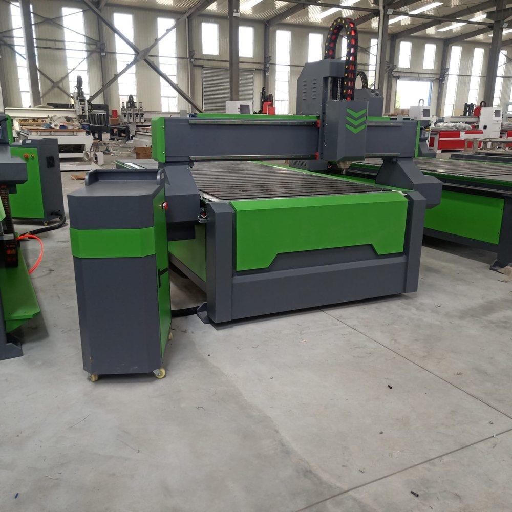 CNC Router - Green & Grey