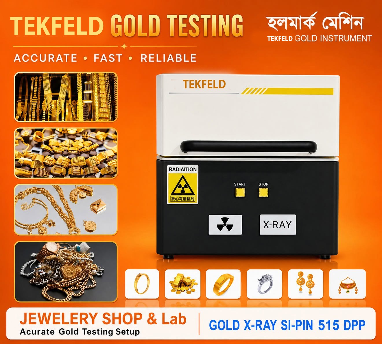 Jewelry Gold Laser Tones Machine